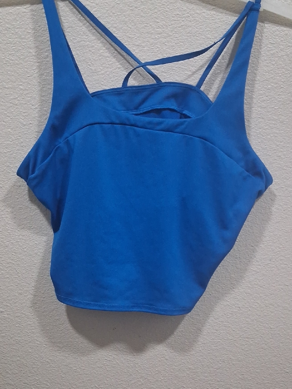 Gymshark Electric Blue Strappy Crop Tank